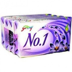 Godrej Bathing Soap - No.1 (Lavender Pack of 3 ) - 100 Gms